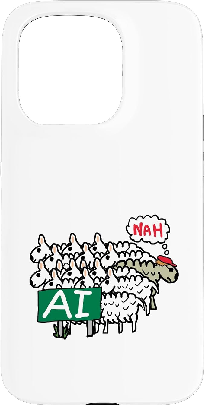 Anti AI Case for iPhone 15 Pro by Unknown