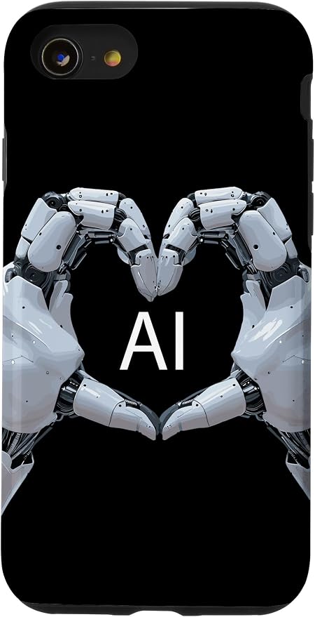iPhone SE (2020) / 7 / 8 Love AI, Artificial Intelligence, robot hands Case by Unknown