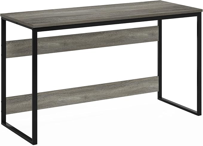 Furinno Moretti Modern Lifestyle Enhanced Study Desk 52 Inch, 52-Inch, French Oak Grey - Image 5
