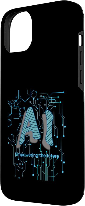AI Circuit Board Tech Design for programmers & Engineers Case for iPhone 14 Plus - Image 2