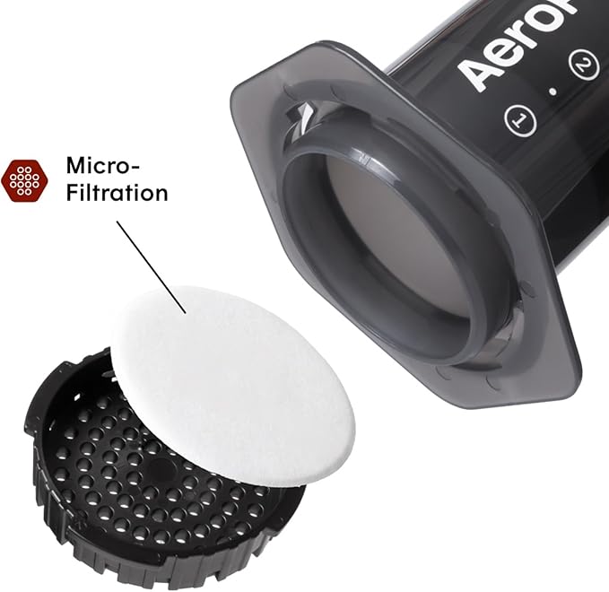 AeroPress Original Coffee Press, French Press, Pour-Over & Espresso Style | All-in-One Manual Coffee Maker, 2-Minute Brew, Less Bitterness, More Flavor, Portable, Travel & Camping - Image 3