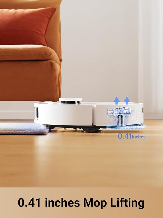 dreame L10s Pro Ultra Heat Robot Vacuum and Mop, 136°F (58°C) Mop Washing | MopExtend Edge Cleaning, 7,000Pa Suction, Effortless Robot Maintenance, Rewashing and Remopping, Smart Obstacle Avoidance - Image 6