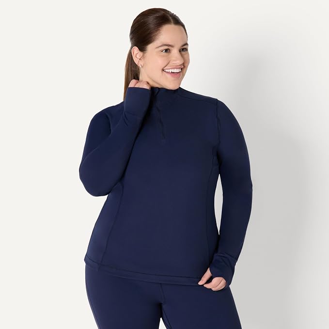 Amazon Essentials Women's Active FormFlex Buttery Soft Slim Fit Quarter Zip Long Sleeve Pullover Jacket - Image 6