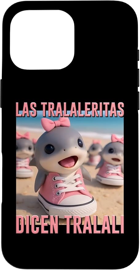 Trendy Internet Meme Tralaleritas Dicen Tralali AI Generated Case for iPhone 16 Pro Max by Unknown