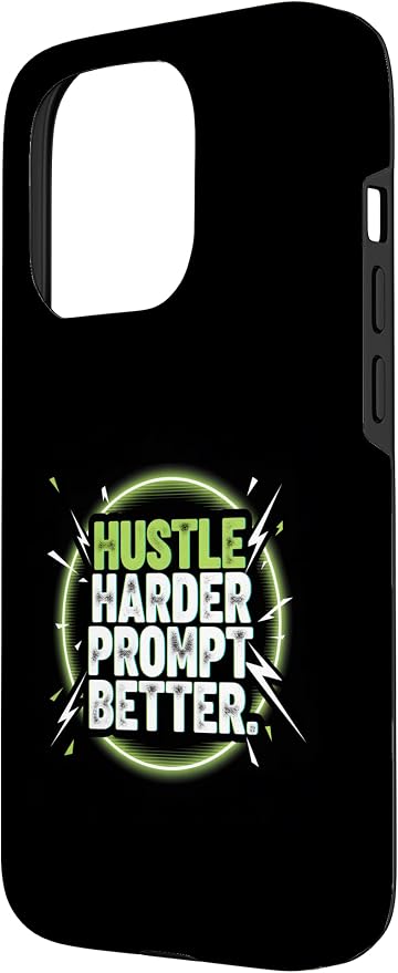 Hustle Harder Prompt Better AI Artificial Intelligence Case for iPhone 15 Pro - Image 2