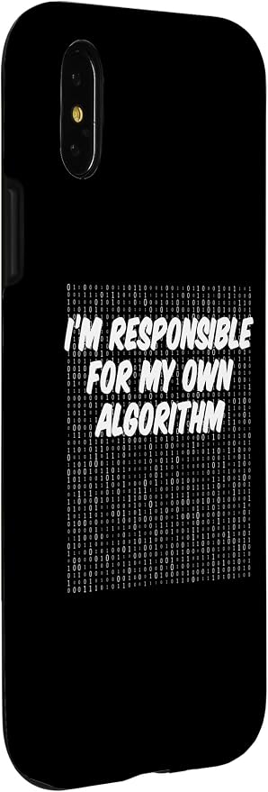 iPhone X/XS Binary Code Computer Algorithm AI Artificial Intelligence Case - Image 3