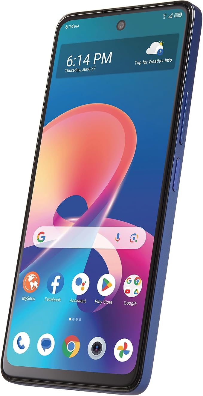 Tracfone, TCL 50 XE 5G, 128GB, Prepaid Smartphone, Gray, 50MP AI-Powered Camera, Locked - Image 9