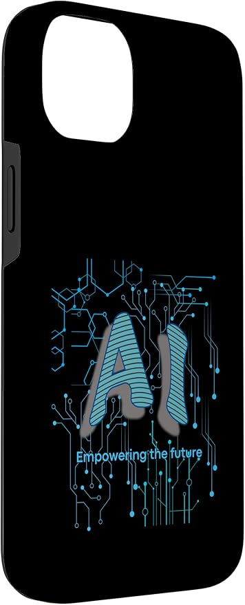 AI Circuit Board Tech Design for programmers & Engineers Case for iPhone 14 Plus - Image 3