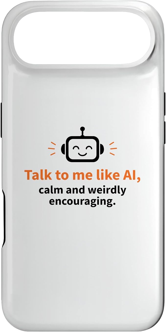 AI Robot Calm Encouraging Tech Support Case for iPhone Air by Unknown