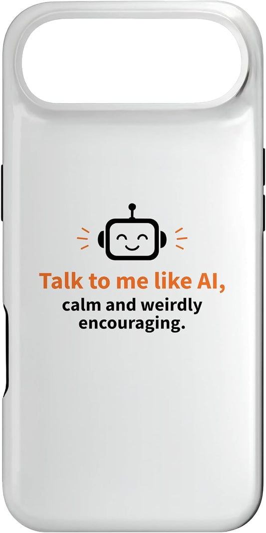 AI Robot Calm Encouraging Tech Support Case for iPhone Air by Unknown