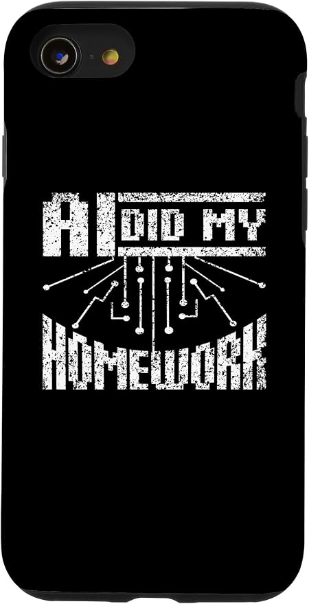 iPhone SE (2020) / 7 / 8 Ai Did My Homework Machine Learning Artificial Intelligence Case by Unknown