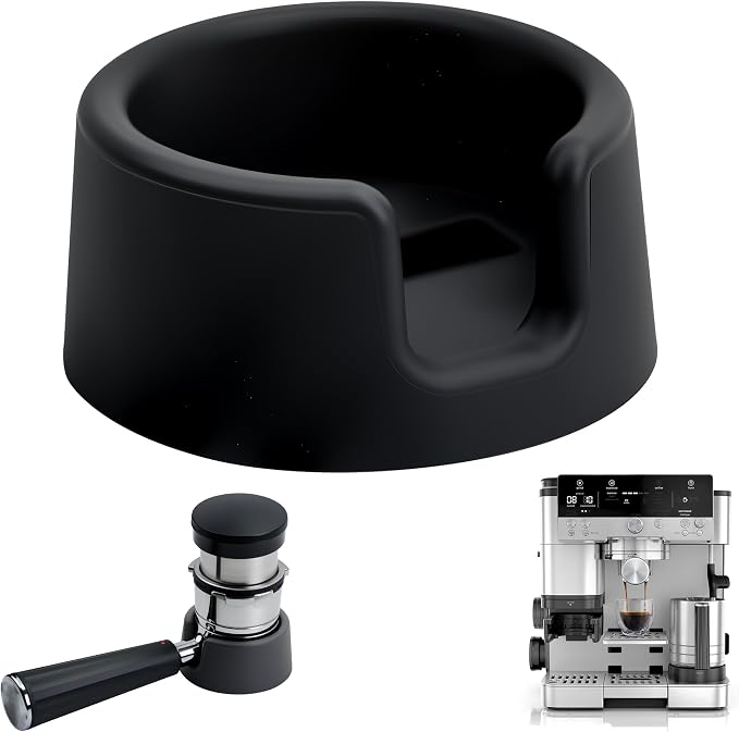 Portafilter Holder for Ninja Espresso Machine, Espresso Tamping Station | for Ninja Luxe Cafe ES601 ES701, Silicone Coffee Tamper Base, Non-Slip, Stable Tamping Support, Protect Countertop by brikinte