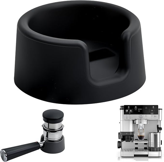 Portafilter Holder for Ninja Espresso Machine, Espresso Tamping Station | for Ninja Luxe Cafe ES601 ES701, Silicone Coffee Tamper Base, Non-Slip, Stable Tamping Support, Protect Countertop by brikinte