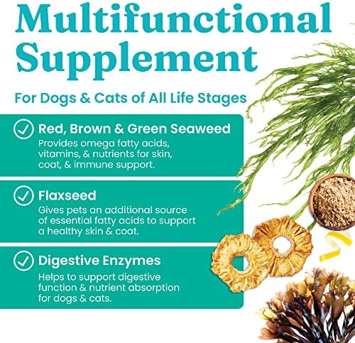 Solid Gold Dog & Cat Multivitamin Powder, Omega 3 & Kelp, Skin & Coat, 5LB - Image 2