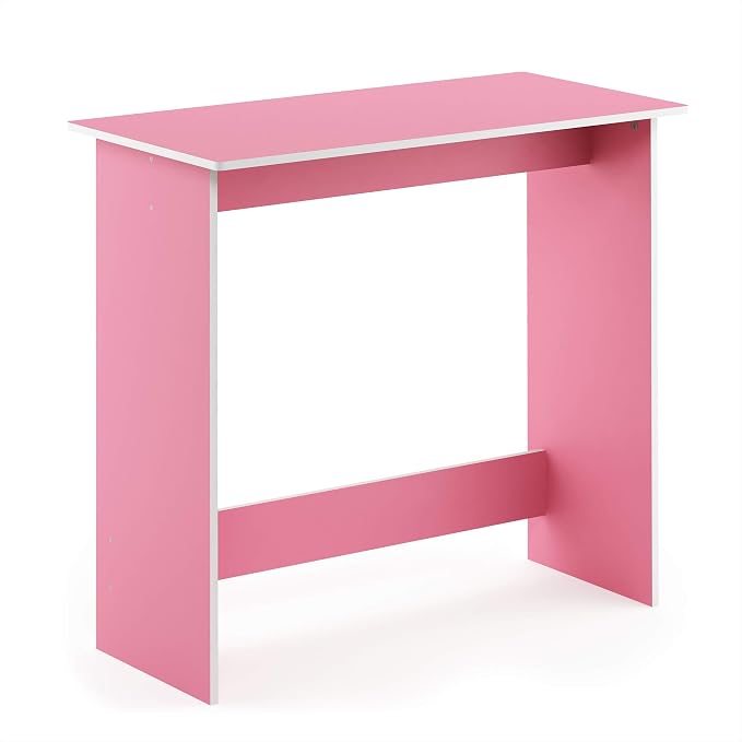 FURINNO Simplistic Study Table, Pink, 15.5 in x 31.5 in x 29.75 in (D x W x H) - Image 5