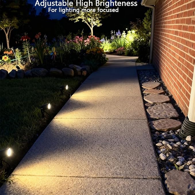 Smart Landscape Spotlights,Solar Low Voltage IP67 Waterproof Outdoor Spot Lights Compatible with APP/Remote Control Color Changing Lights for Yard Garden Pathway Lawn Tree Festival 2pack - Image 4