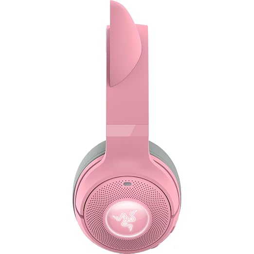 Razer Kraken Kitty V2 BT Wireless RGB Headset, Pink | Chroma RGB Kitty Ears & Earcups, Bluetooth 5.2, 40 mm Drivers, Noise-cancelling Mics, Lightweight, USB-C, 40 Hr Battery - Image 10