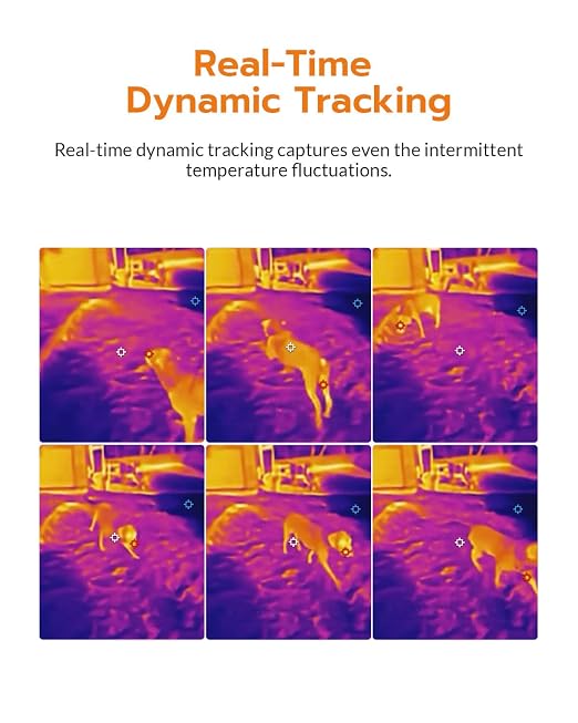 GT16S Thermal Imaging Camera with Smart AI Scene Detection, Thermometer Mode, 240×240 UIRA-IR Resolution, -4°F-1202°F Temp Alarm, 11h Runtime, Infrared Camera for HVAC Home Inspection - Image 6