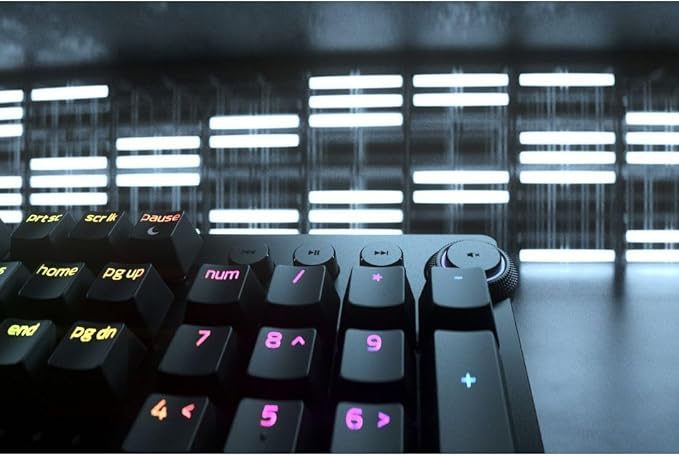 Razer Huntsman V2 Gaming Keyboard, Analog Optical Switches, Black | Adjustable Actuation, Rapid Trigger Mode, Dedicated Media Keys & Dial, Chroma RGB Lighting, Magnetic Plush Wrist Rest - Image 5