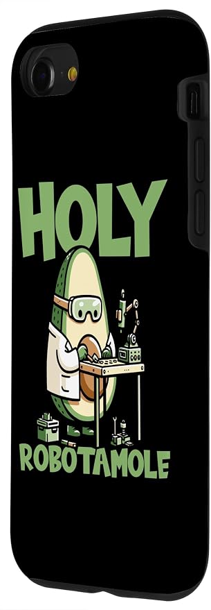iPhone SE (2020) / 7 / 8 Robots Artificial - Ai Robotics Avocado Holy Robotamole Case - Image 2