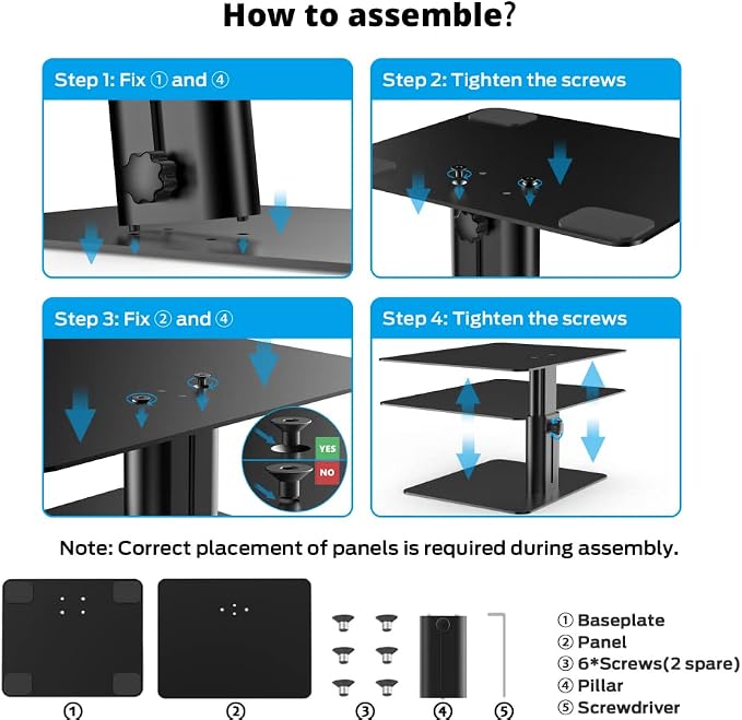 BoYata Monitor Stand, Adjustable Monitor Riser Metal Computer Stand Compatible with TV, PC, Laptop, Computer, iMac, and All Screen Display-Black - Image 7