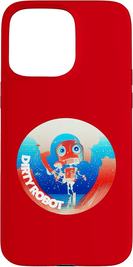 Dirty Robot my computer friend brand AI computing code cobot Case for iPhone 15 Pro Max by Unknown