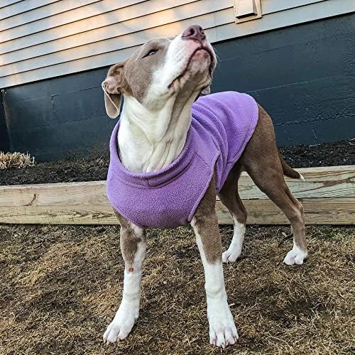 Gooby Stretch Fleece Vest Dog Sweater, Lavender, Large - Image 6