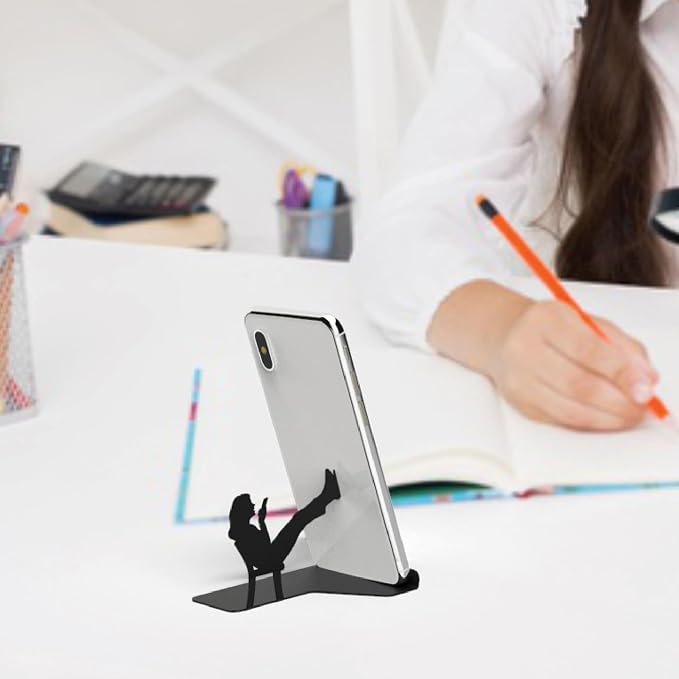 Artori Design Cell Phone Stand for Desk - Smartphone Stand for Office or Home - Cute Phone Stand for Recording Watching Videos Gaming or Video Calls - Unique Phone Holder for Tablets and Cellphones - Image 5