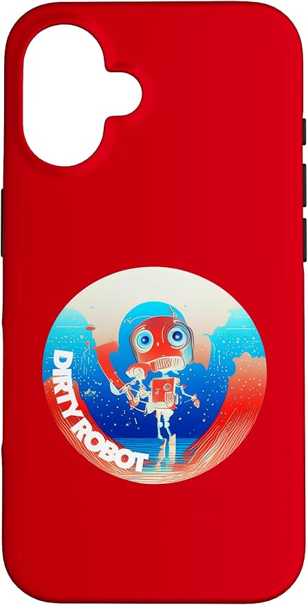 Dirty Robot my computer friend brand AI computing code cobot Case for iPhone 16 by Unknown