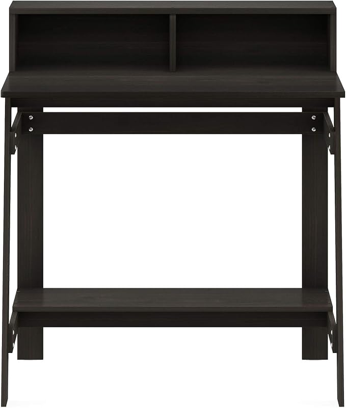 Furinno Simplistic a Frame Computer Desk, Espresso - Image 5