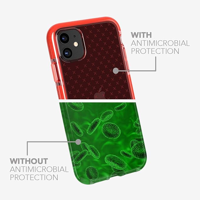 tech21 Evo Check Phone Case for Apple iPhone 11 with 12 ft. Drop Protection Coral - Image 6
