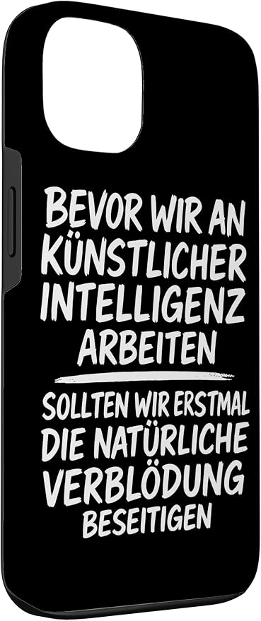 Fix Stupidity First – AI Can Wait Case for iPhone 13 - Image 3