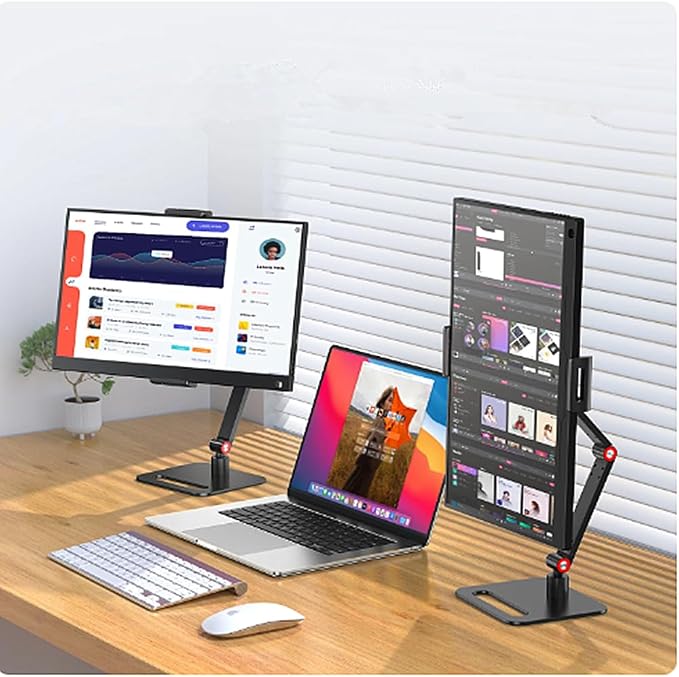 Portable Monitor Holder for 6-17.3 Inch Screen Desktop Expandable Monitor Stand 12.9 inch Tablet Stand - Image 3