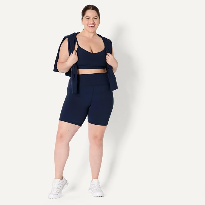 Amazon Essentials Women's Active FormFlex Buttery Soft High Waist Biker Shorts - Image 7