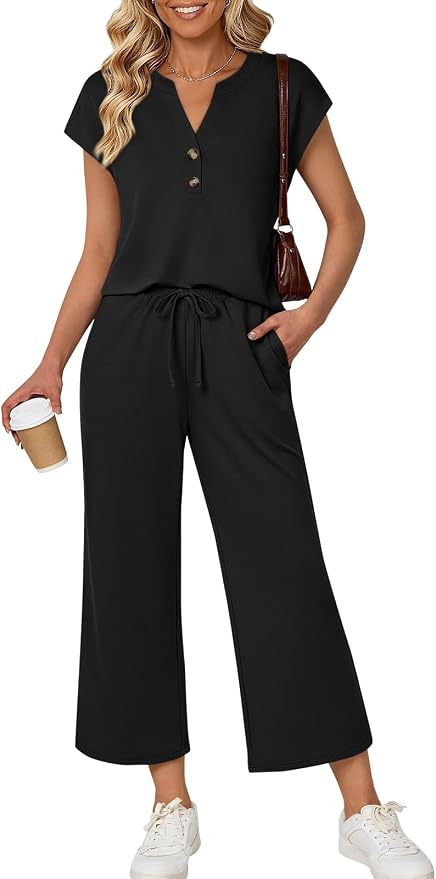 LILLUSORY Two Piece Lounge Sets for Women Vacation Beach Travel Airport Fall Outfits Casual Cruise Fashion 2026 by Lillusory