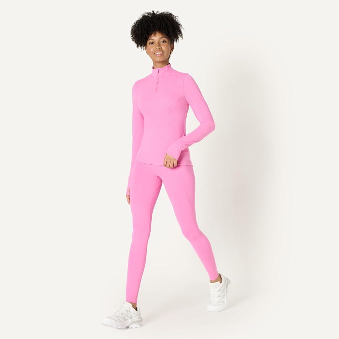 Amazon Essentials Women's Active FormFlex Buttery Soft Slim Fit Quarter Zip Long Sleeve Pullover Jacket - Image 5
