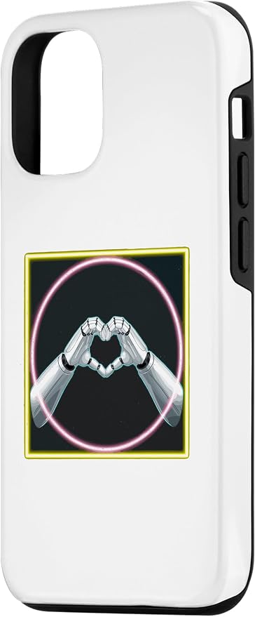 iPhone 14 Pro Hand Heart AI Robot | Hands Robot Shirt Case - Image 2