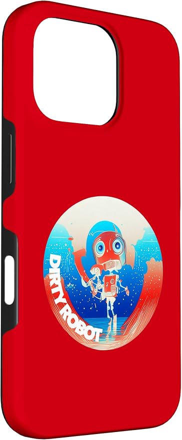 Dirty Robot my computer friend brand AI computing code cobot Case for iPhone 16 Pro - Image 3