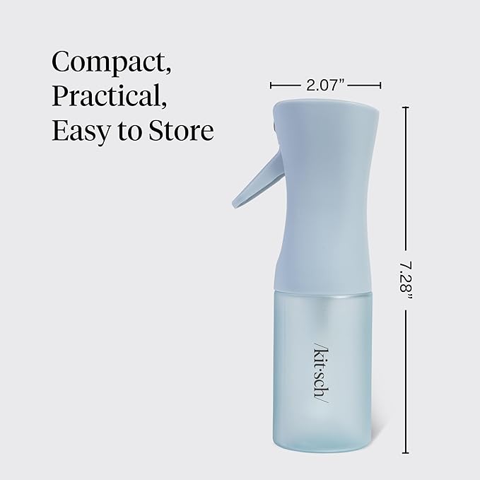 Kitsch Continuous Spray Bottle for Hair – Haze Blue, 150ml | Fine Mister Spray Bottle & Water Spray Bottle – Recycled Hair Spray Bottle – Spray Bottles for Cleaning, Styling, & More - Image 2