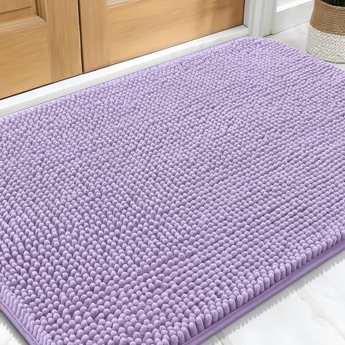 OLANLY Dog Door Mat for Muddy Paws 30x20, Super Absorbent Chenille Mud Mat by OLANLY