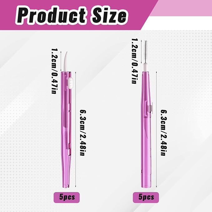 10Pcs Cell Phone Cleaning Kit, Dual Head Anti-Clogging Nylon Brushes Hook Cleaner, Multifunction Mini Cleaning Kits for 16 17 Pro Max Charging Port, Speaker, Earphone, Tablet, Camera, Keyboard, Purple - Image 3