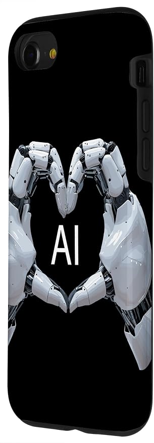 iPhone SE (2020) / 7 / 8 Love AI, Artificial Intelligence, robot hands Case - Image 2