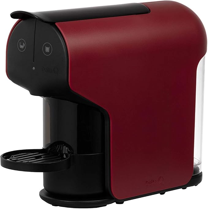 Delta Q Quick Espresso Pods Coffee Machine for Delta Capsules, Red by DeltaQ