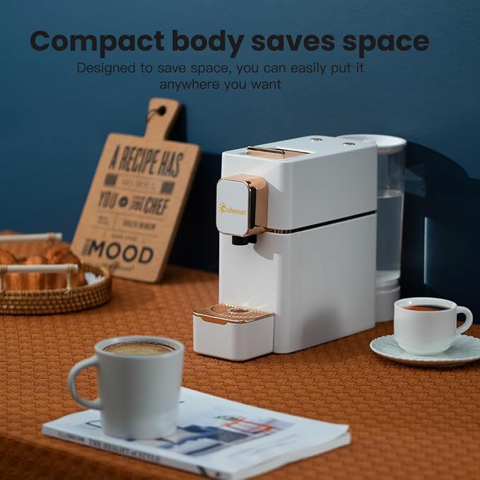 Espresso Machine for Coffee Capsules Compatible with Nespresso OriginalLine Machine, Espresso Maker for Nespresso OriginalLine, Bestpresso Coffee Capsules Peet's Espresso more (White) - Image 4
