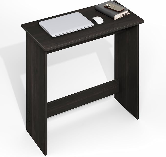 Furinno Simplistic 31-Inch Black Computer Desk, Small Office Desk, Rectangular Home Office Desk with Drawers, Gaming Desk for Home Office, Bedroom, Study Room, Black Espresso by Furinno-FitsYourSpaceFitsYourBudget