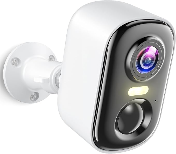 MISECU Security Cameras Wireless Outdoor, 2K Battery Powered WiFi Cameras for Home Security with AI Motion Detection, Color Night Vision, Siren Alarm, 2-Way Talk, IP66 Waterproof, Cloud/SD Storage by MISECUSecurityCamera