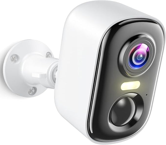 MISECU Security Cameras Wireless Outdoor, 2K Battery Powered WiFi Cameras for Home Security with AI Motion Detection, Color Night Vision, Siren Alarm, 2-Way Talk, IP66 Waterproof, Cloud/SD Storage by MISECUSecurityCamera