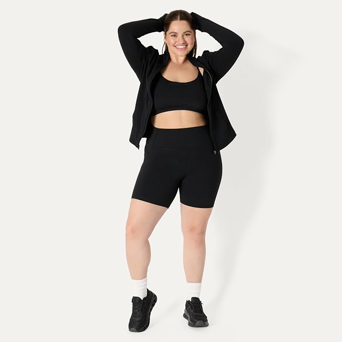 Amazon Essentials Women's Active FormFlex Buttery Soft High Waist Biker Shorts - Image 7