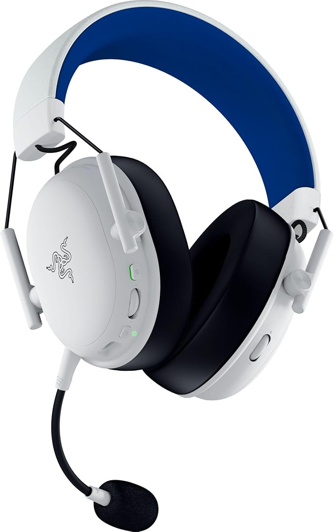 Razer BlackShark V3 X HyperSpeed Wireless PS5 Gaming Headset, White | 50mm Drivers, Cardioid Mic, 2.4 GHz, Bluetooth, Works with PC, Mac, Nintendo Switch, Smartphone, 70 Hr Battery - Image 9
