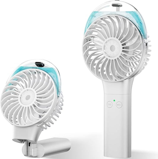 PANERGY Handheld Misting Fan with Mister, Mothers Day Gifts for Mom, Birthday Gifts for Girls Women Men, Mini Portable Cooling Fan for Beach Vacation Travel Camping Cruise Essentials 2026 New by PANERGY